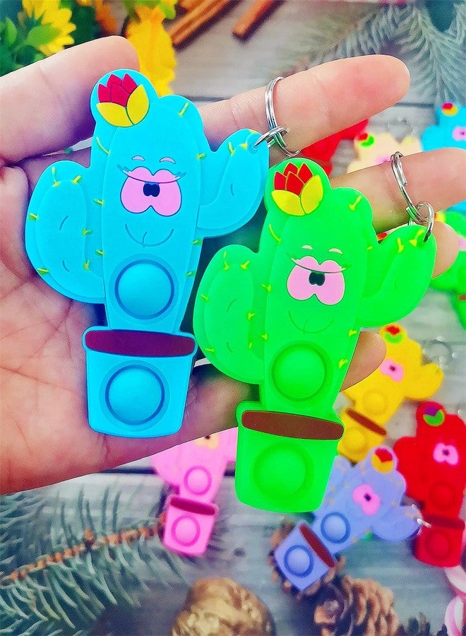 PSDFH 20 Packs Bulk Mini Botanica Cactus fidgets Toys for Kids Children Classroom Students Gifts Prize from Teacher,Birthday Party Bubble Favors - Image 3